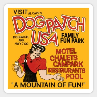 Visit Dogpatch USA Defunct Amusement Park Magnet